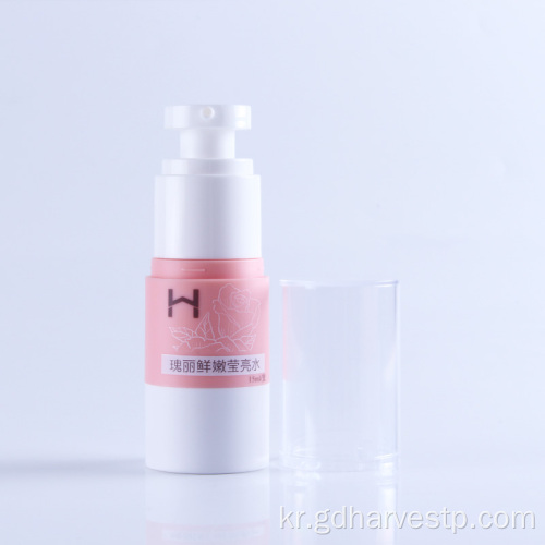 스킨케어 플라스틱 15ml 30ml 50ml 에어리스 펌프 병